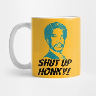 Artdrawing blue color - shut up honky! Mug